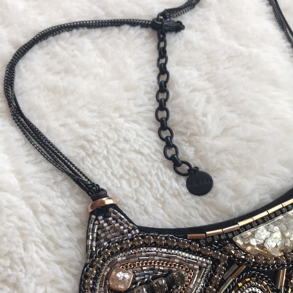 Stella & Dot Constantine Feather necklace - Picture 7 of 8